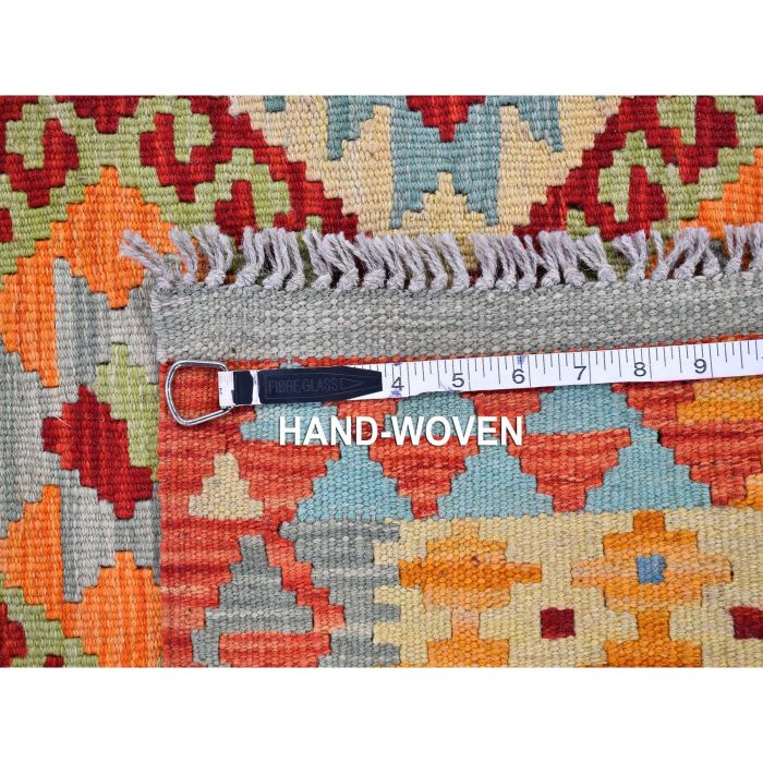 Archies Carpet Gallery Hand Woven Multi Color Wool Kilim Size:-2.5X7.3 Foot Archies Carpet Gallery Hand Woven Multi Color Wool Kilim Size:-2.5X7.3 Foot