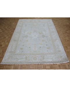 9'2 x 12'2 Hand Knotted Gray Modern Oushak Oriental Rug G14506