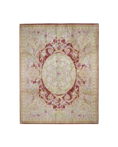 8'x10' Hand-Knotted Thick And Plush Savonnerie Napoleon III Design Rug G46778