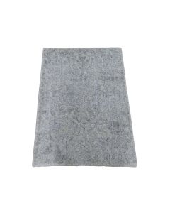 2'x3' Gray Wool And Silk Jacquard Hand loomed Oriental Rug G49115